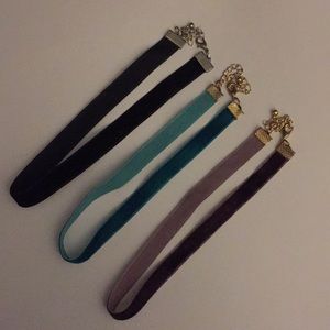 Velvet chokers